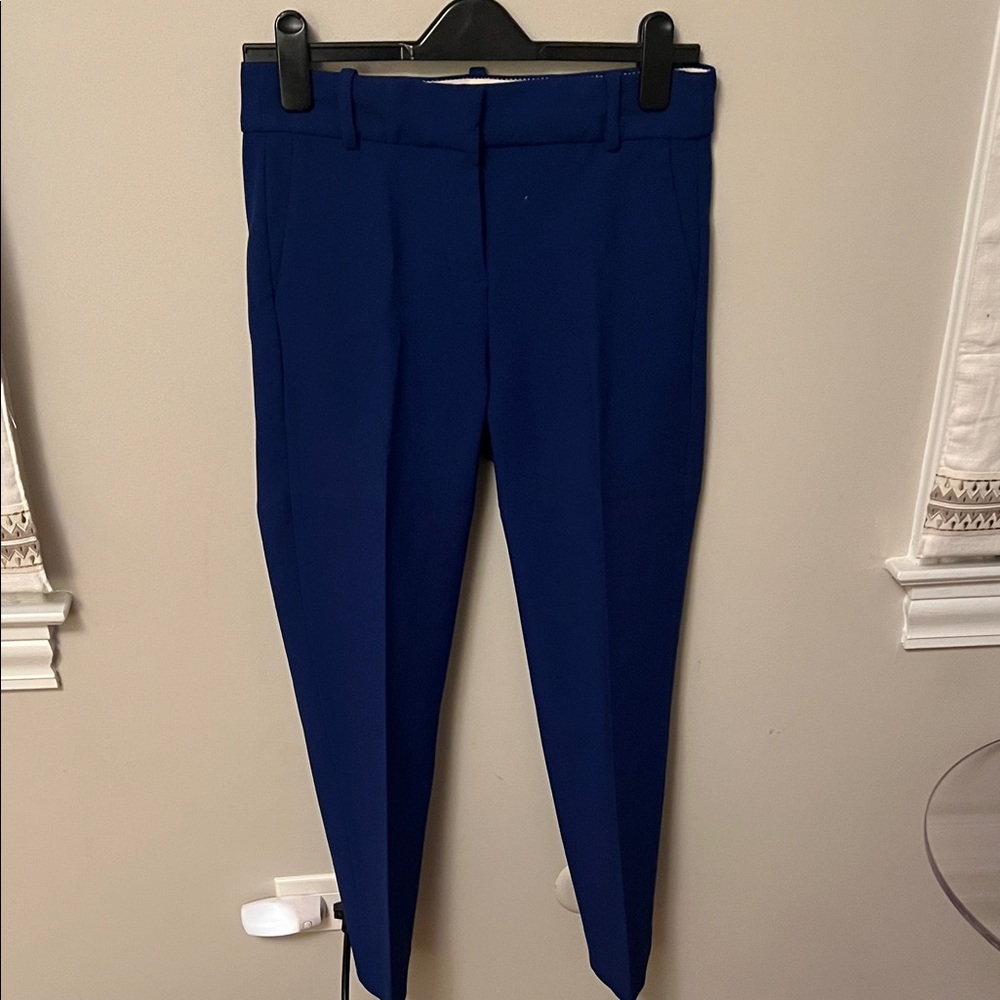 J. Crew Women's Navy Blue Trousers